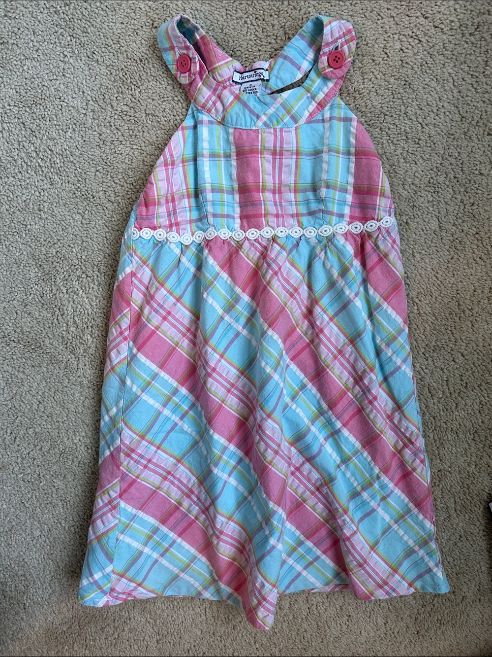 Heartstrings madras plaid sundress, 5